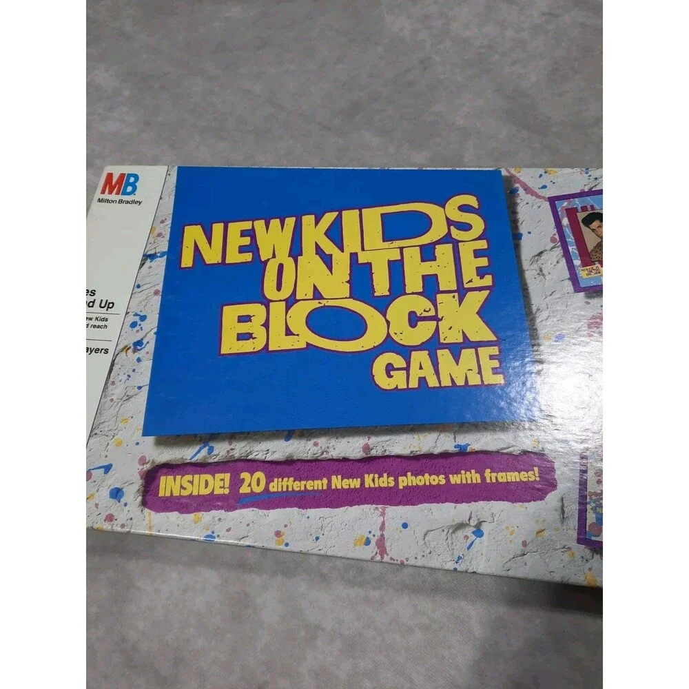 New Kids On The Block Vintage Milton Bradley Board Game - Cards Not Punched Out